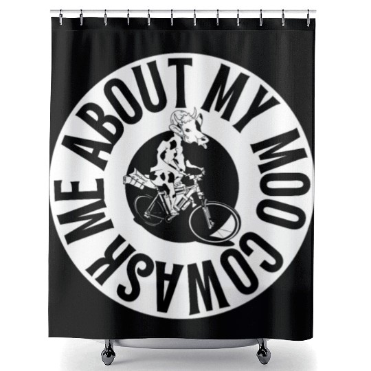 Ask Me About My Moo Cow Shower Curtains