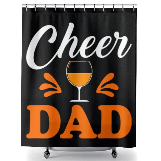 Cheer Dad Shower Curtains