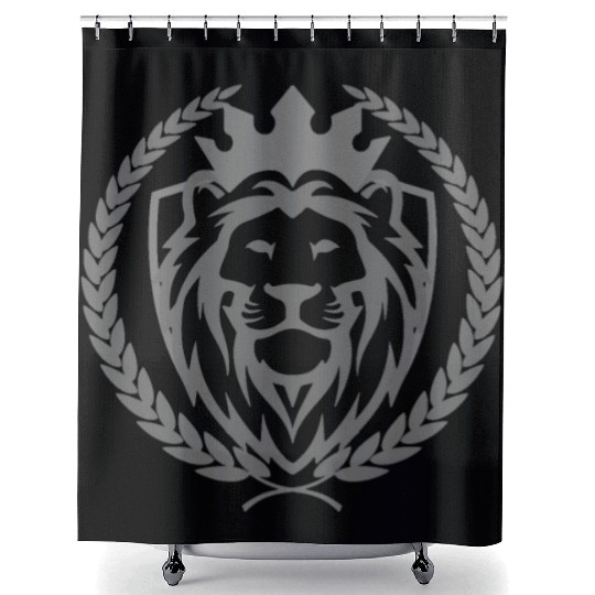 Lion King Head Shower Curtains