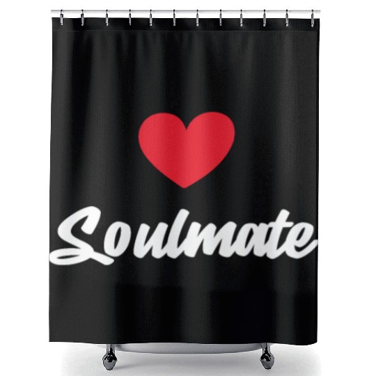 Soulmate Valentine's Day Shower Curtains