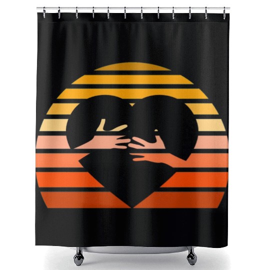 Valentine's day Shower Curtains