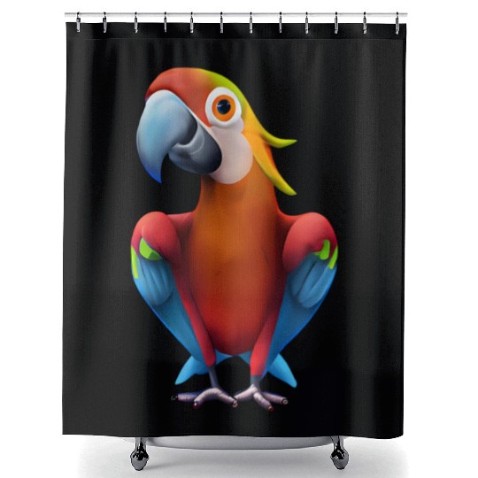 Macaw Shower Curtains