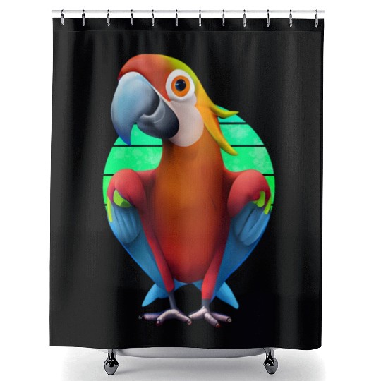 Macaw Shower Curtains