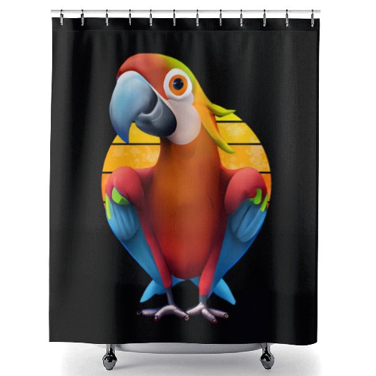 Macaw Shower Curtains