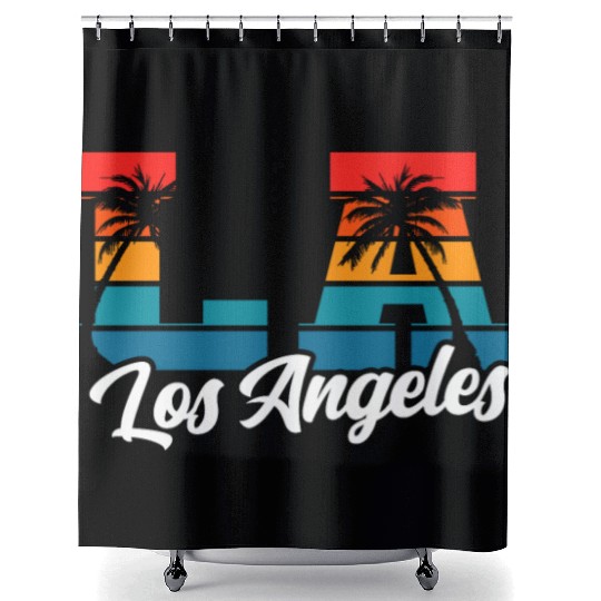Los Angeles LA California Gift Shower Curtains