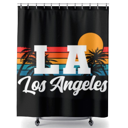 Los Angeles LA California Gift Shower Curtains