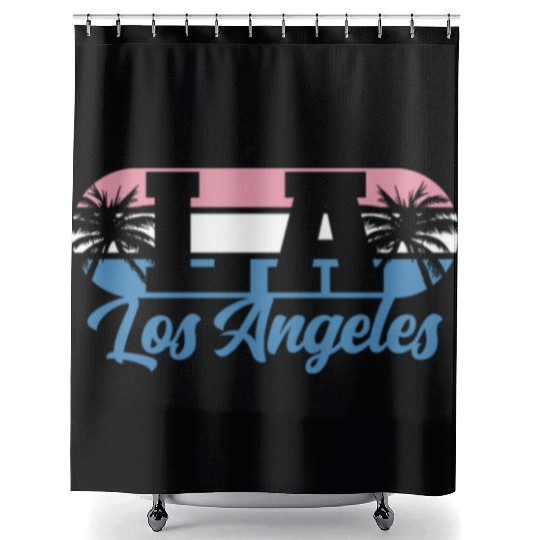 Los Angeles LA California Gift Shower Curtains