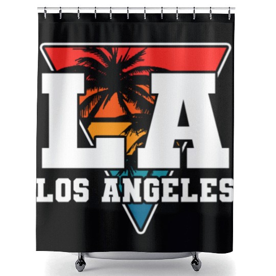 Los Angeles LA California Gift Shower Curtains