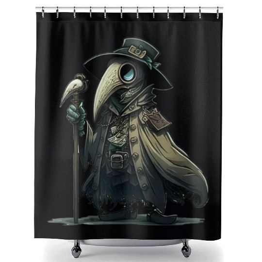 Lil' Plague Doctor Shower Curtains