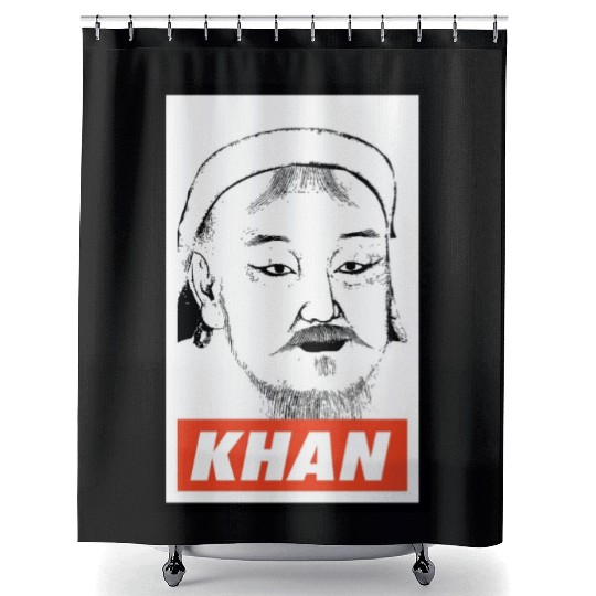 Genghis Khan Shower Curtains