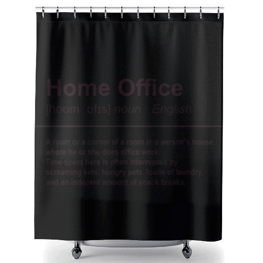 Home Office Funny Definition Shower Curtains