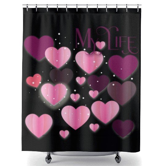 My life Shower Curtains