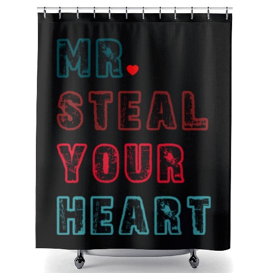 Funny Valentine Day Shower Curtains