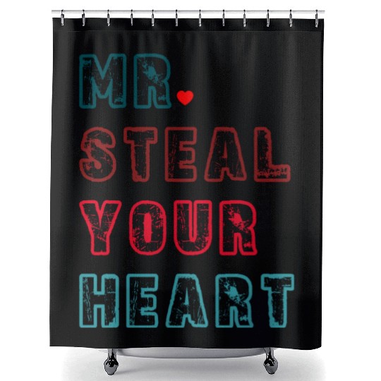 Funny Valentine Day Shower Curtains