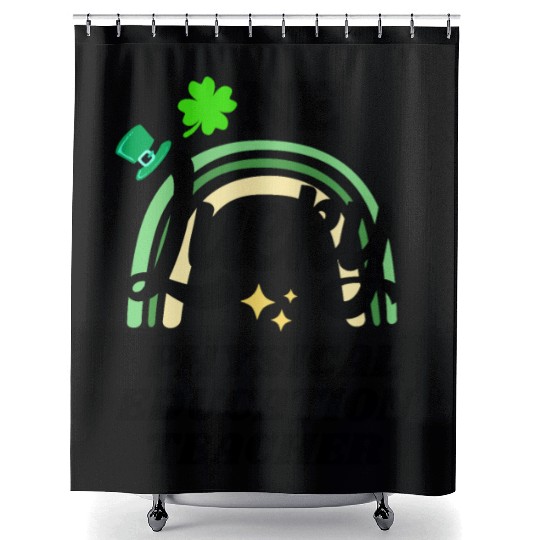 Physical education teacher, St Patrick's Day Gift Shower Curtains
