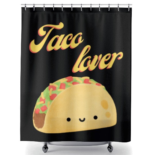 Taco Lover I Love Tacos Tacos Lover Shower Curtains