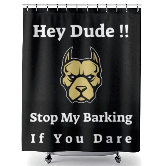 Dogs Lovers-Best dog dad ever-Funny Dogs Memes Shower Curtains