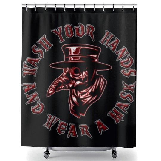 Plague Doctor #2 Shower Curtains