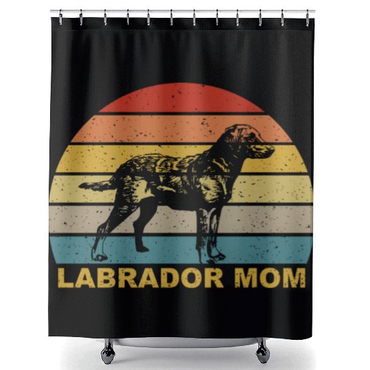 Labrador Mom For Labrador Lover Shower Curtains