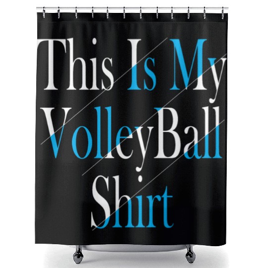 This Is My Volleyball Shower Curtains