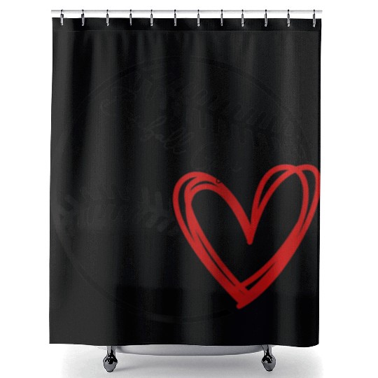 Baseball Gigi Heart Funny Baseball Lover Shower Curtains