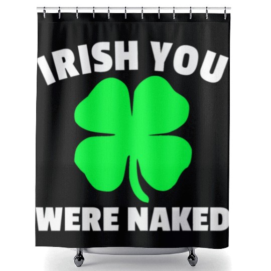 Saint Patricks Day Shower Curtains for Adults St Pattys Shower Curtains