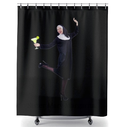 sister mary margarita Shower Curtains
