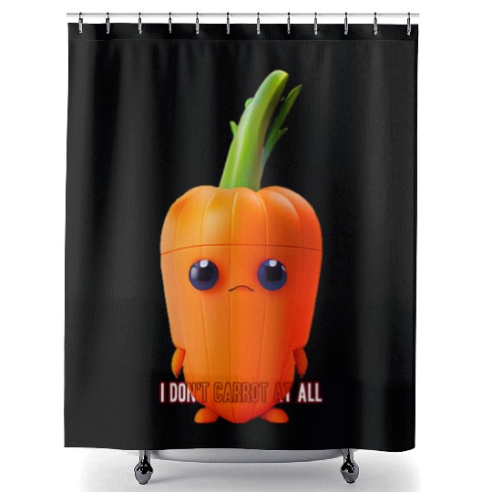 I don t carrot at all Shower Curtains
