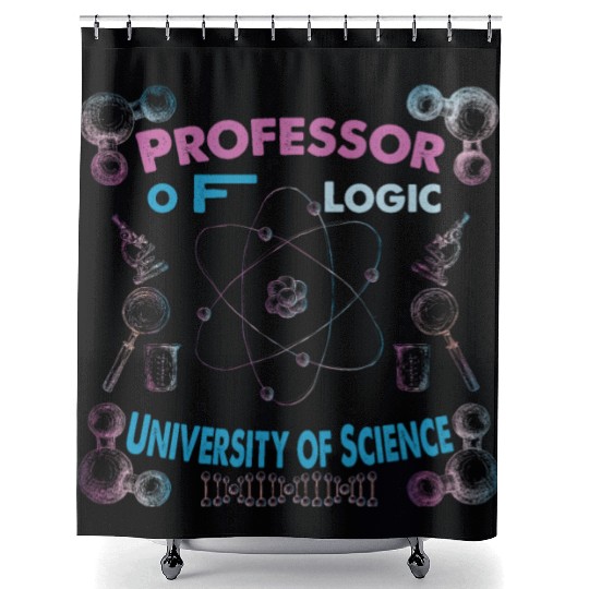 Professor Of Logic University of Science Shower Curtains