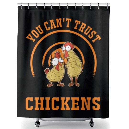 Chickens Chicken Farm Farmer Shower Curtains