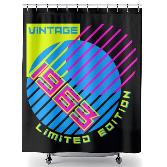 60th Birthday Vintage 1963 Shower Curtains