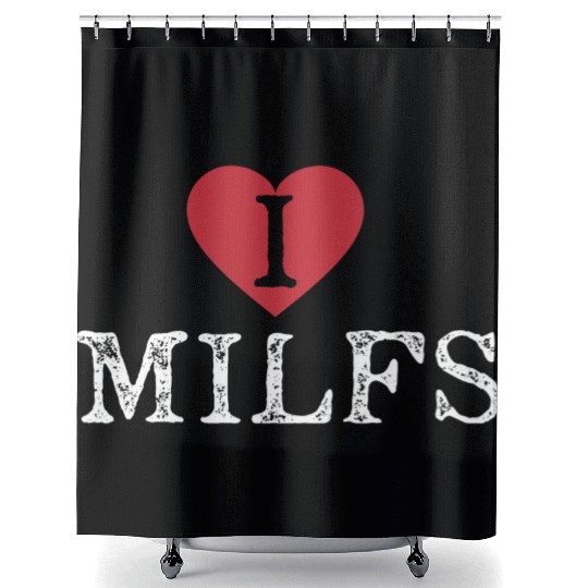 I Heart Milfs Shower Curtains