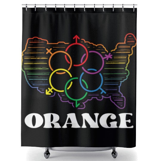 Pride Month Pride Flag LGBT Community LGBTQ Flag Shower Curtains