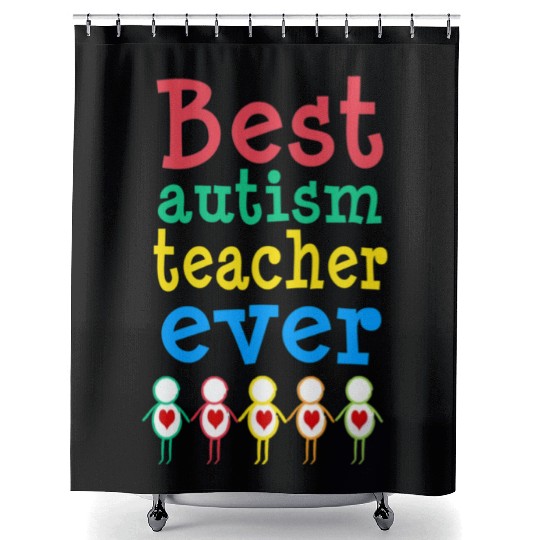 Autism Teacher Gift Shower Curtains
