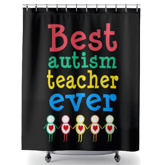 Autism Teacher Gift Shower Curtains
