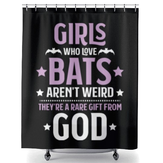 Bat Bats Bat Lover Chiroptera Halloween Vampire Shower Curtains