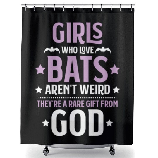 Bat Bats Bat Lover Chiroptera Halloween Vampire Shower Curtains