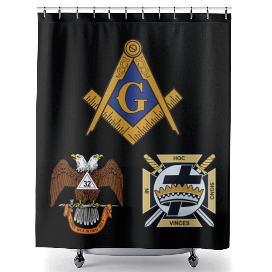 Mason Scottish Rite Knights Templar Shower Curtains