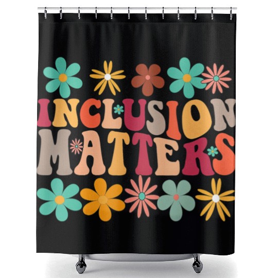 Inclusion Matters Special Ed Teacher Autism Shower Curtains