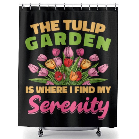 Tulip Gardening Tulips Shower Curtains