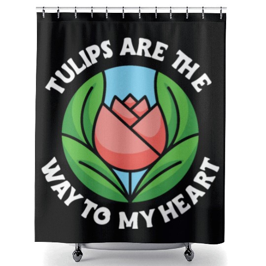 Tulip Gardening Tulips Shower Curtains