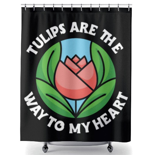 Tulip Gardening Tulips Shower Curtains