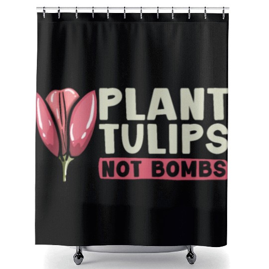 Tulip Gardening Tulips Shower Curtains