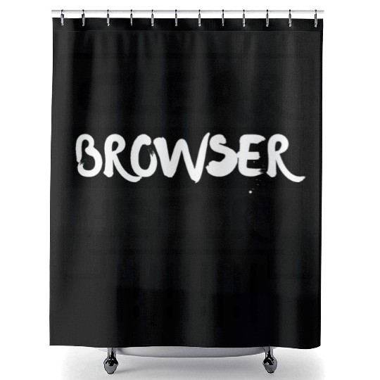 Clear Browser History Shower Curtains