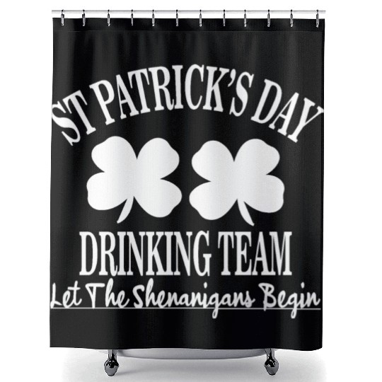 St Patrick Day Drinking Team Let The Shenanigan Shower Curtains