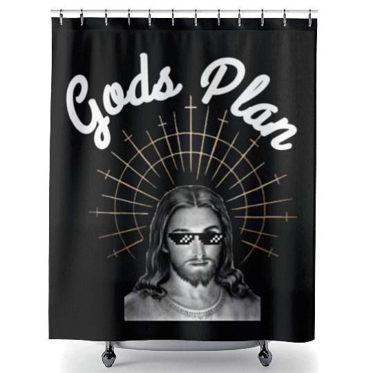 Gods Plan Shower Curtains