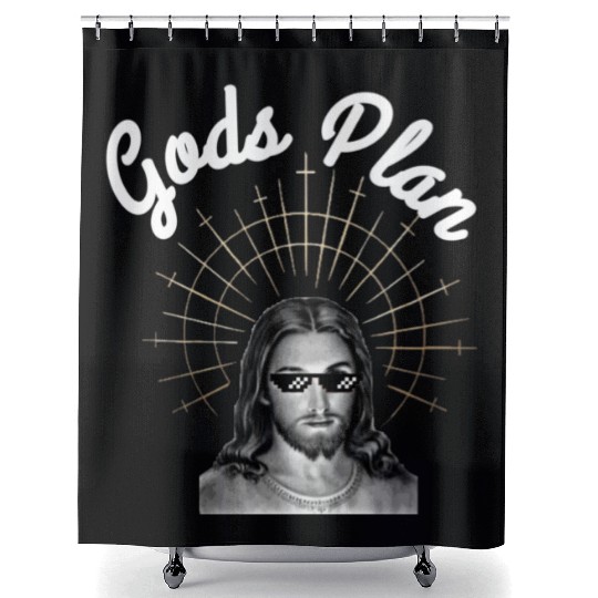 Gods Plan Shower Curtains