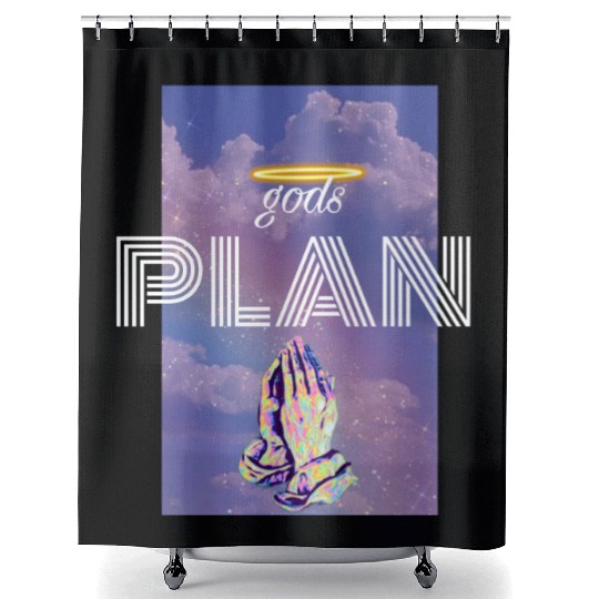 Gods Plan Shower Curtains