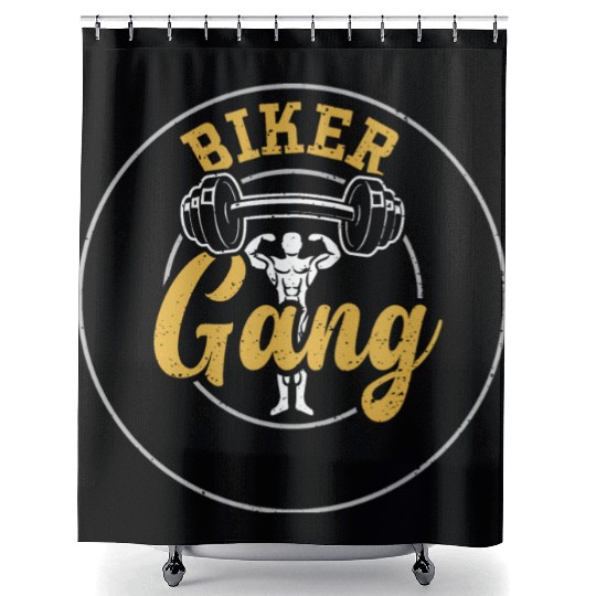 Biker Gang - Gym Shower Curtains