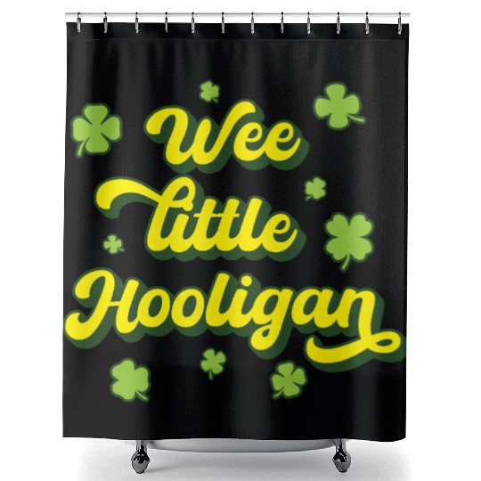 Wee Little Hooligan Shower Curtains